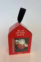 Mon chat porte-bonheur Santé - Coffret avec 1 figurine chat en porcelaine et 1 parchemin cover image