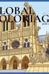Global Coloriage, 9ème édition : Les lieux célèbres: 50 pages de coloriage avec la Tour Eiffel, les pyramides, le Colisée, la Statue de la Liberté et d’autres merveilles du monde dès 3 ans cover image