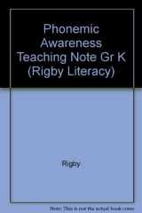 Phonemic Awareness Teaching Note Gr K cover image
