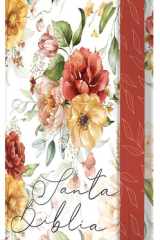 Biblia RVR 1960 Letra Grande Tamaño Manual, HC, Flores Rosadas y Cantos Pintados / Spanish Bible RVR 1960 Handy Size Large Print with Flowers and Sprayed Edge cover image