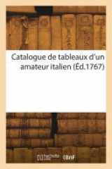Catalogue de tableaux d'un amateur italien cover image