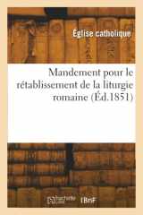 Mandement pour le rétablissement de la liturgie romaine cover image
