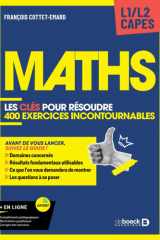Maths Les clés pour résoudre 400 exercices incontournables cover image