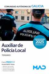 Auxiliar de la Policía Local de la Comunidad Autónoma de Galicia. Temario cover image