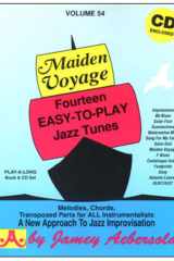 Vol. 54, Maiden Voyage: Fourteen Easy-To-Play Jazz Tunes (Book & CD Set) cover image