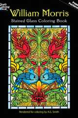 William Morris Stained Glass Coloring Book cover image