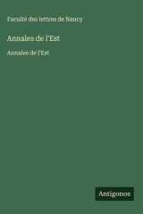 Annales de l'Est - Annales de l'Est cover image
