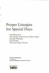 Holy Eucharist Proper Liturgies for Special Days Inserts cover image
