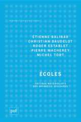Écoles: critique matérialiste des appareils scolaires: 1969 cover image
