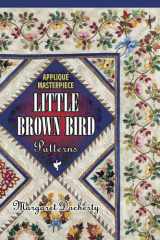 Applique masterpiece. Little brown bird patterns cover image