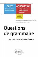 Questions de grammaire pour les concours cover image