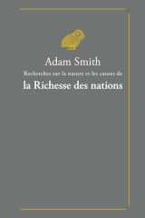 Recherches sur la nature et les causes de la richesse des nations cover image