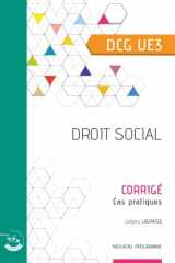Droit social: diplôme de comptabilité et de gestion, UE 3: corrigé cover image