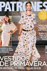 Revista Patrones #467 | Vestidos de Primavera: De invitada, de firma, diseños dia y noche. Tallas 34 a 58 cover image