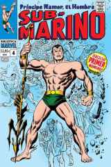Biblioteca marvel namor, el hombre submarino 4. 1967-68: tales to astonish 98-101, iron man & sub-ma cover image
