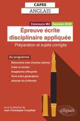 Épreuve écrite disciplinaire appliquée: concours M2, session 2026: préparation et sujets corrigés cover image