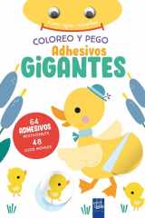 Coloreo y pego adhesivos gigantes. Pato cover image