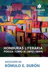 Honduras literaria poesía Tomo III (1892-1899) cover image