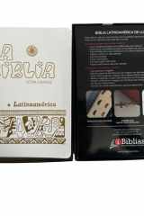 La Biblia Latinoamérica de Letra Grande - Edición de Lujo Edición en Cuero Sintético Blanco y Cantos Dorados. Ideal para Bodas, Bautismos, Quinceañeras y Primeras Comuniones cover image