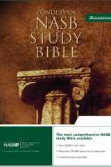 Zondervan Nasb Study Bible Burgundy Bonded Leather cover image