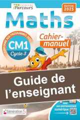 Guide de l'enseignant cahier iParcours maths CM1 (2025) cover image