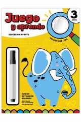 JUEGO Y APRENDO 3 AÑOS - CON LUPA Y ROTULADOR BORRABLE cover image