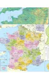 France 1/1.500.000 - carte administrative et physique (avec barres alu) 95 × 67 cm cover image
