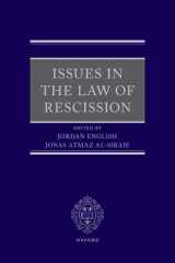 Issues in the law of rescission: aclaw - banking, finance & securities: acc cover image
