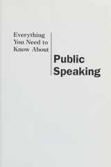 Everything You Need to Know About Public Speaking cover image