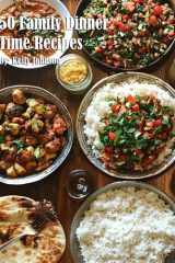 50 Family Dinner Time Recipes cover image