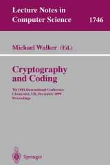 Cryptography and coding. 7. Cirencester, UK, December 20 - 22, 1999 cover image