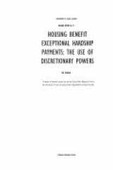Housing benefit exceptional hardship payments: the use of discretionary powers cover image