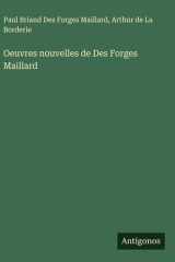 Oeuvres nouvelles de Des Forges Maillard cover image