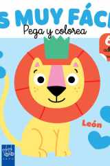 ¡Es muy fácil! Pega y colorea. León cover image