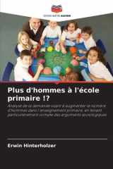 Plus d'hommes à l'école primaire !? cover image