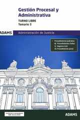 Temario 3 Gestión Procesal y Administrativa, turno libre cover image