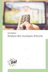 Analyse des musiques d'écrans (French Edition) cover image