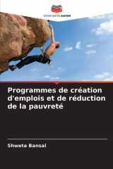 Programmes de création d'emplois et de réduction de la pauvreté (French Edition) cover image