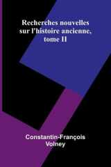 Recherches nouvelles sur l'histoire ancienne, tome II (French Edition) cover image