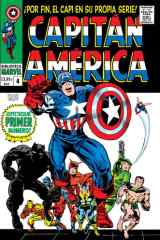 Biblioteca marvel capitán américa 4. 1967-68: tales of suspense 92-99, captain america 100, 101 usa cover image