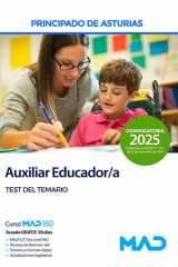 Auxiliar Educador/a de la Administración del Principado de Asturias. Test del temario cover image