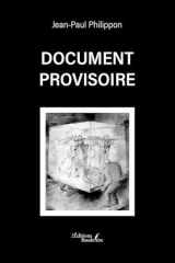 Document provisoire cover image