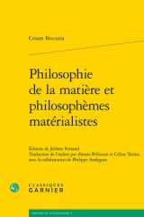 Philosophie de la matière et philosophèmes matérialistes cover image