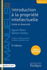 Introduction à la propriété intellectuelle: unité et diversité cover image