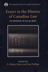 Essays in the history of Canadian law. Volume VIII. In honour of R.C.B. Risk cover image