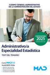 Administrativo/a de la Administración del Estado, Especialidad Estadística. Test cover image