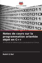 Notes de cours sur la programmation orientée objet en C++ cover image