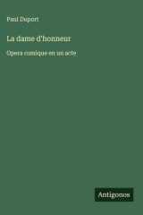 La dame d'honneur Opera comique en un acte cover image