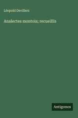 Analectes montois; recueillis cover image