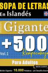 Sopa de Letras En Islandés Formato Gigante - 500 Rompecabezas Para Adultos - Vol.1 - Delta Classics - Edición Gigante - 10.000 Palabras - ¡Un Desafío Enorme! cover image